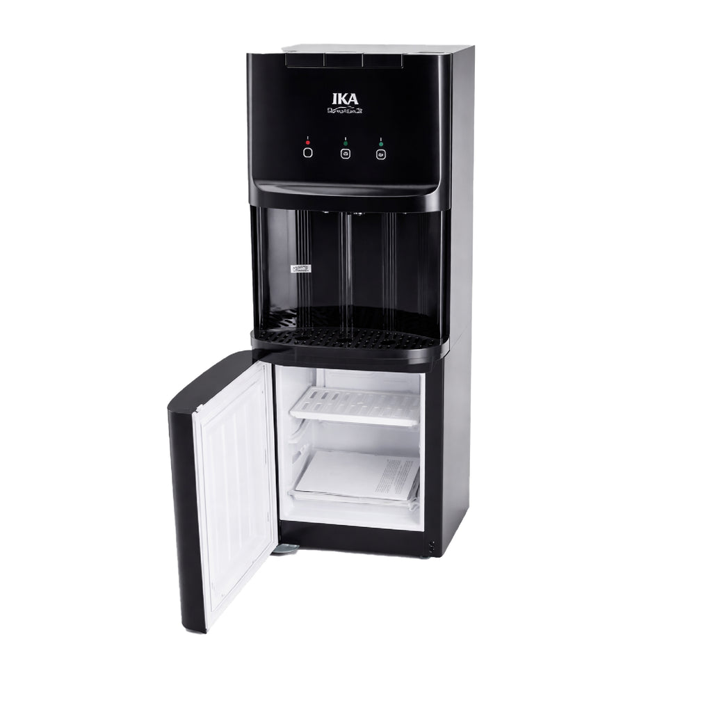 Dispensador friocalor con frigobar compresor pedestal
